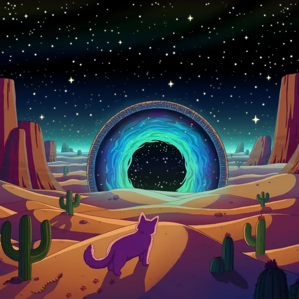Sands of Time album cover by Purrple Cat